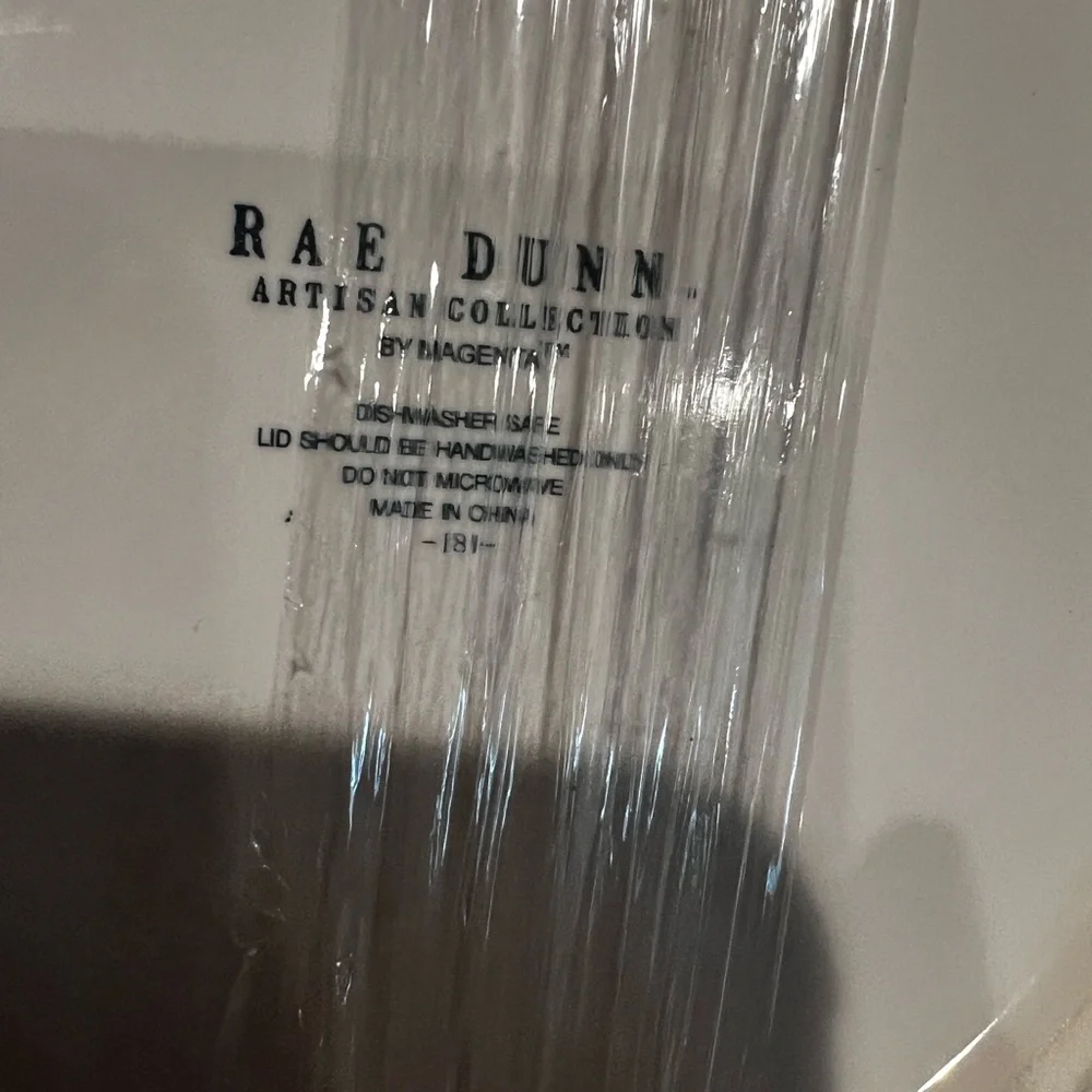 NWOT Rae Dunn Artisan Collection by Magenta Ceramic Canister — SWEETS
